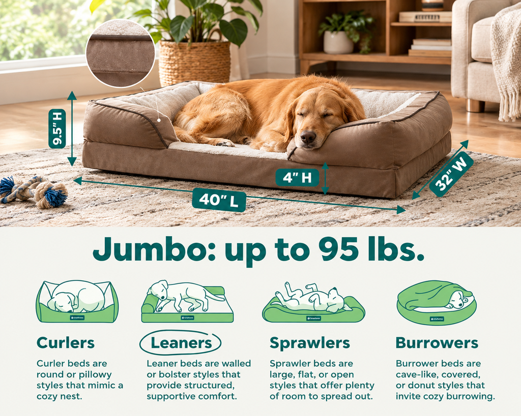 Orthopedic Cooling Dog Bed