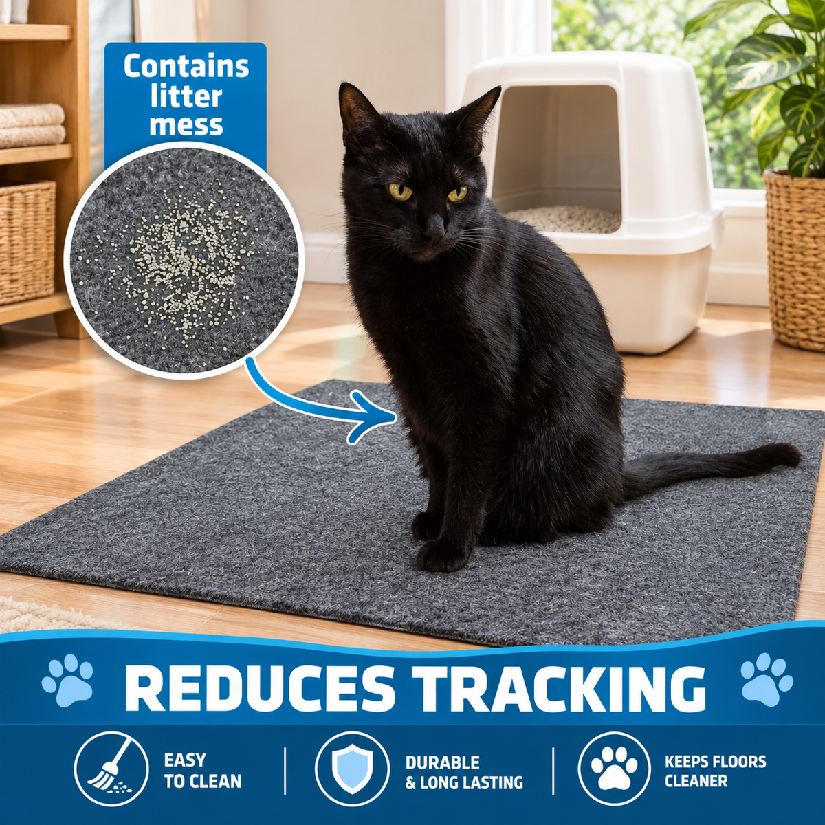 Jumbo Cat Litter Mat